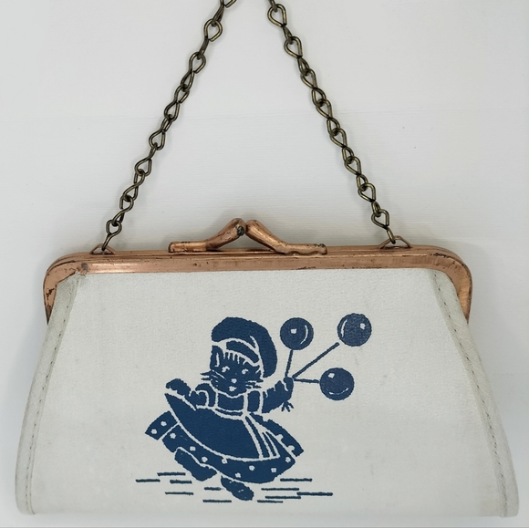 Vintage Retro Cat Purse - Picture 7 of 9